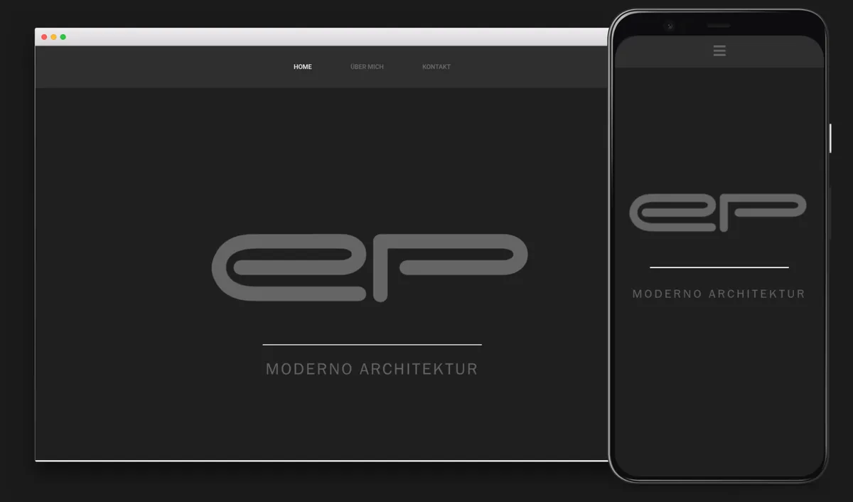 Webseite von EP Moderno GmbH