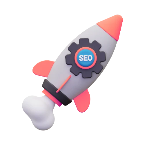 Rakete als Symbol für Suchmaschinenoptimierung